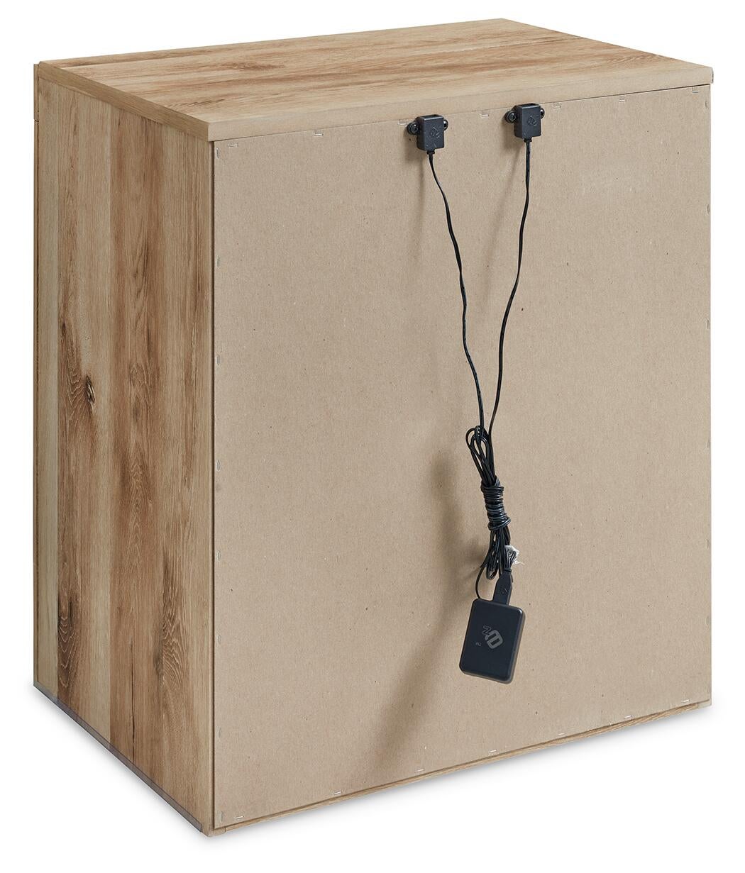 Hyanna Full Panel Storage Bed, Dresser, Mirror and Nightstand