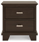 Covetown Full Panel Bed with Mirrored Dresser and Nightstand
