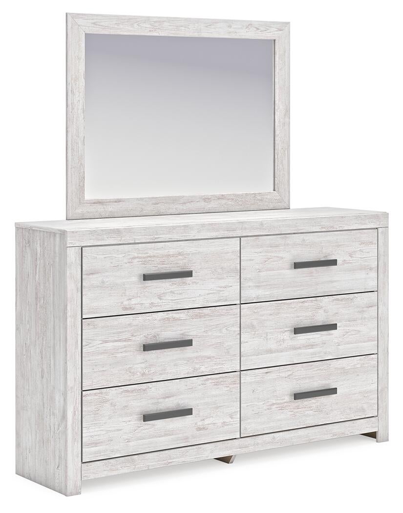 Cayboni Full Panel Bed, Dresser, Mirror, Chest and Nightstand