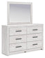 Cayboni Full Panel Bed, Dresser, Mirror, Chest and Nightstand
