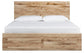 Hyanna King Panel Storage Bed with 1 Under Bed Storage Drawer, Dresser, Mirror, Chest and Nightstand