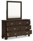Covetown Full Panel Bed, Dresser, Mirror, Chest and Nightstand