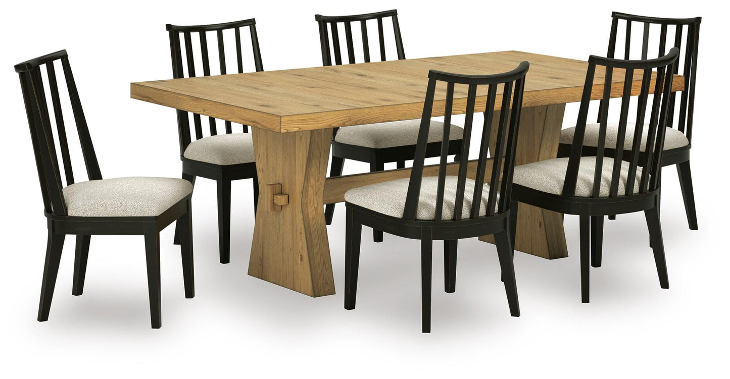 Galliden Dining Table and 6 Chairs