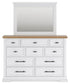 Ashbryn Queen Panel Storage Bed, Dresser, Mirror, Chest and Nightstand