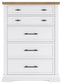 Ashbryn Queen Panel Storage Bed, Dresser, Mirror, Chest and Nightstand