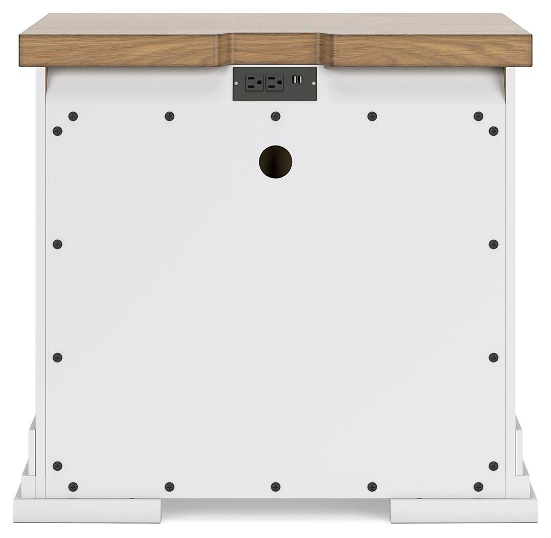 Ashbryn Queen Panel Storage Bed, Dresser, Mirror, Chest and Nightstand