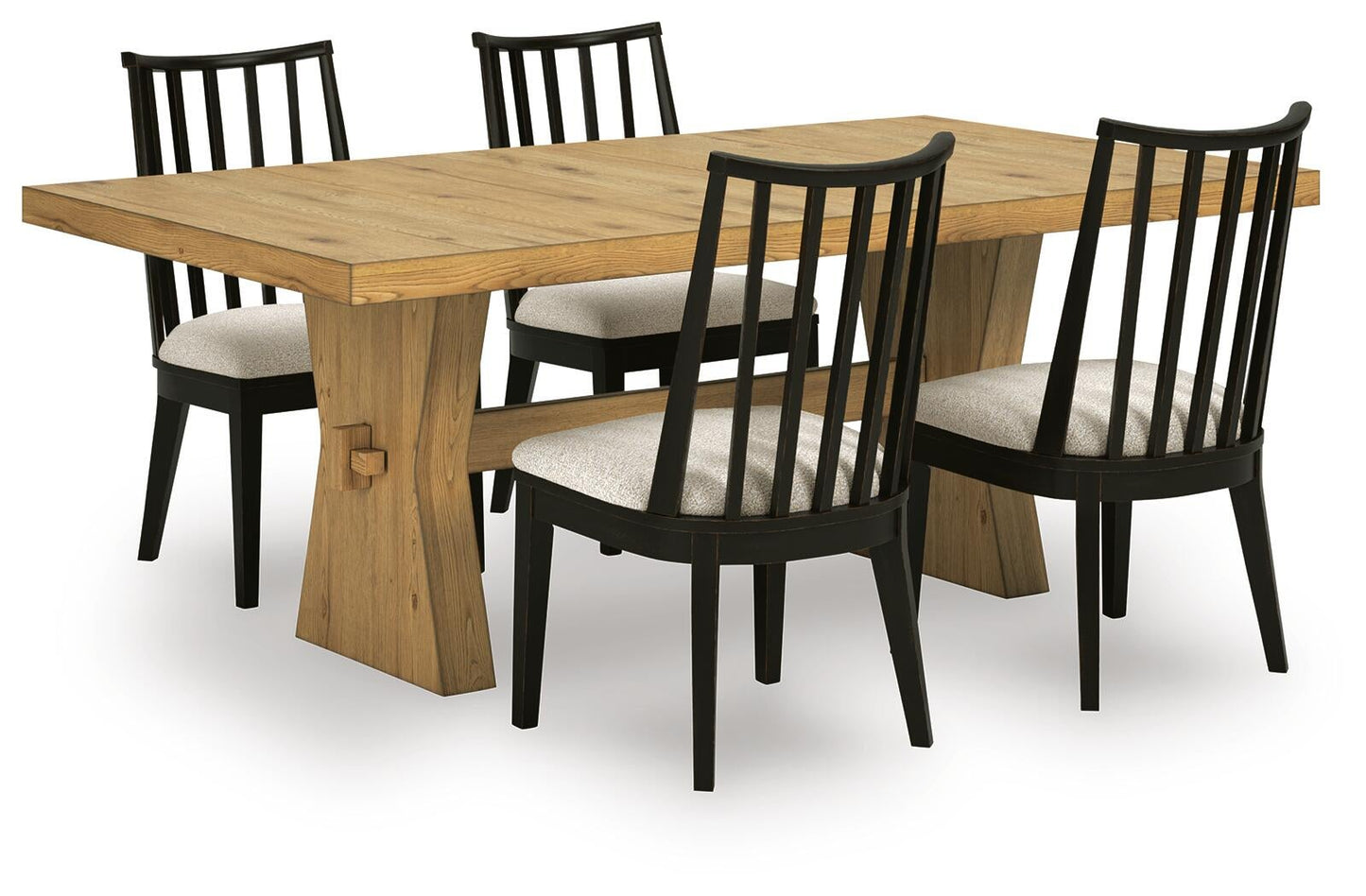 Galliden Dining Table and 4 Chairs