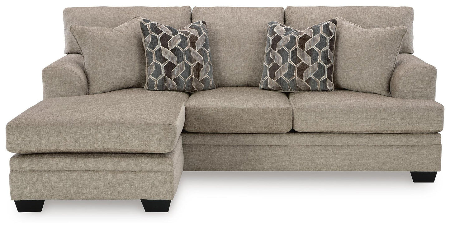 Stonemeade Sofa Chaise, Chair, and Ottoman