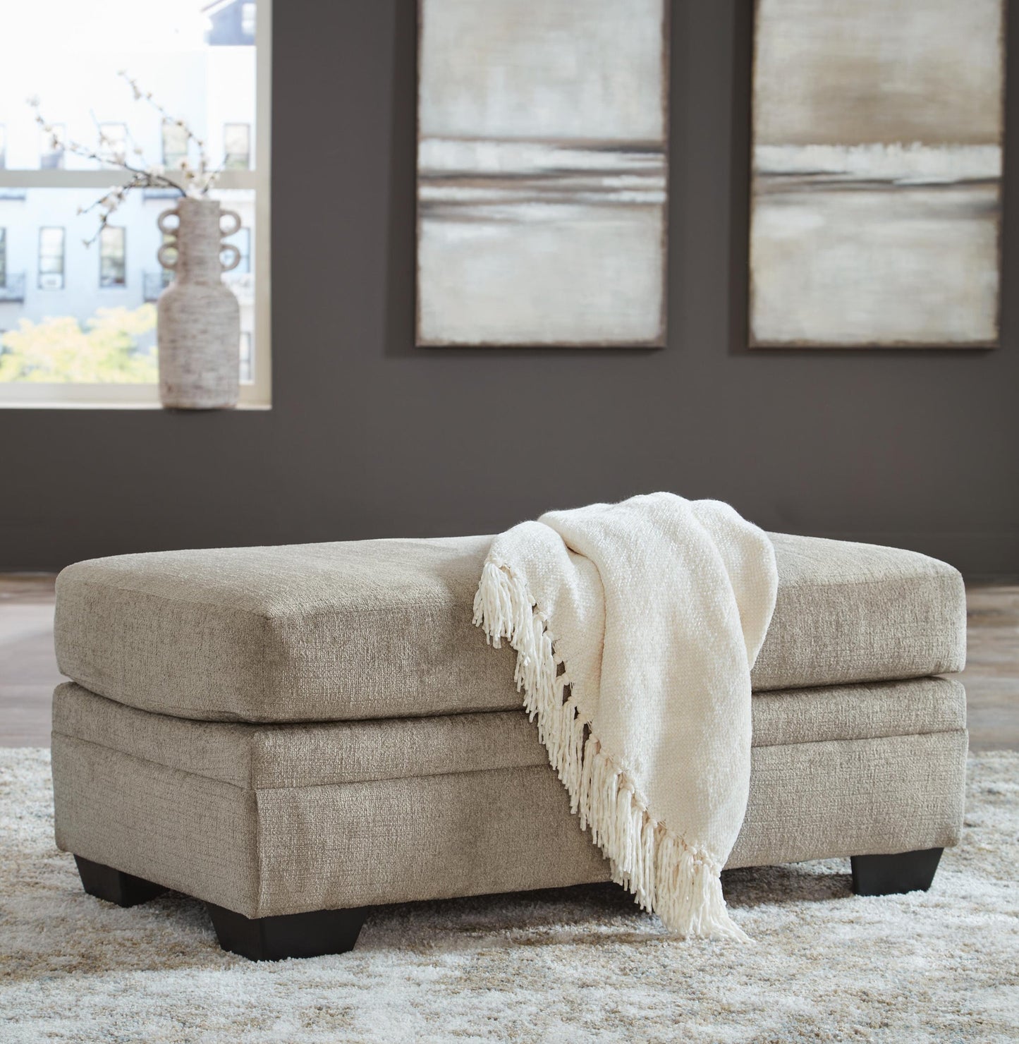 Stonemeade Sofa Chaise, Chair, and Ottoman