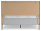 Gerridan King Panel Bed with Mirrored Dresser, Chest and Nightstand