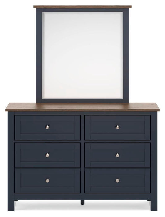 Landocken Full Panel Headboard, Dresser, Mirror, Chest and Nightstand
