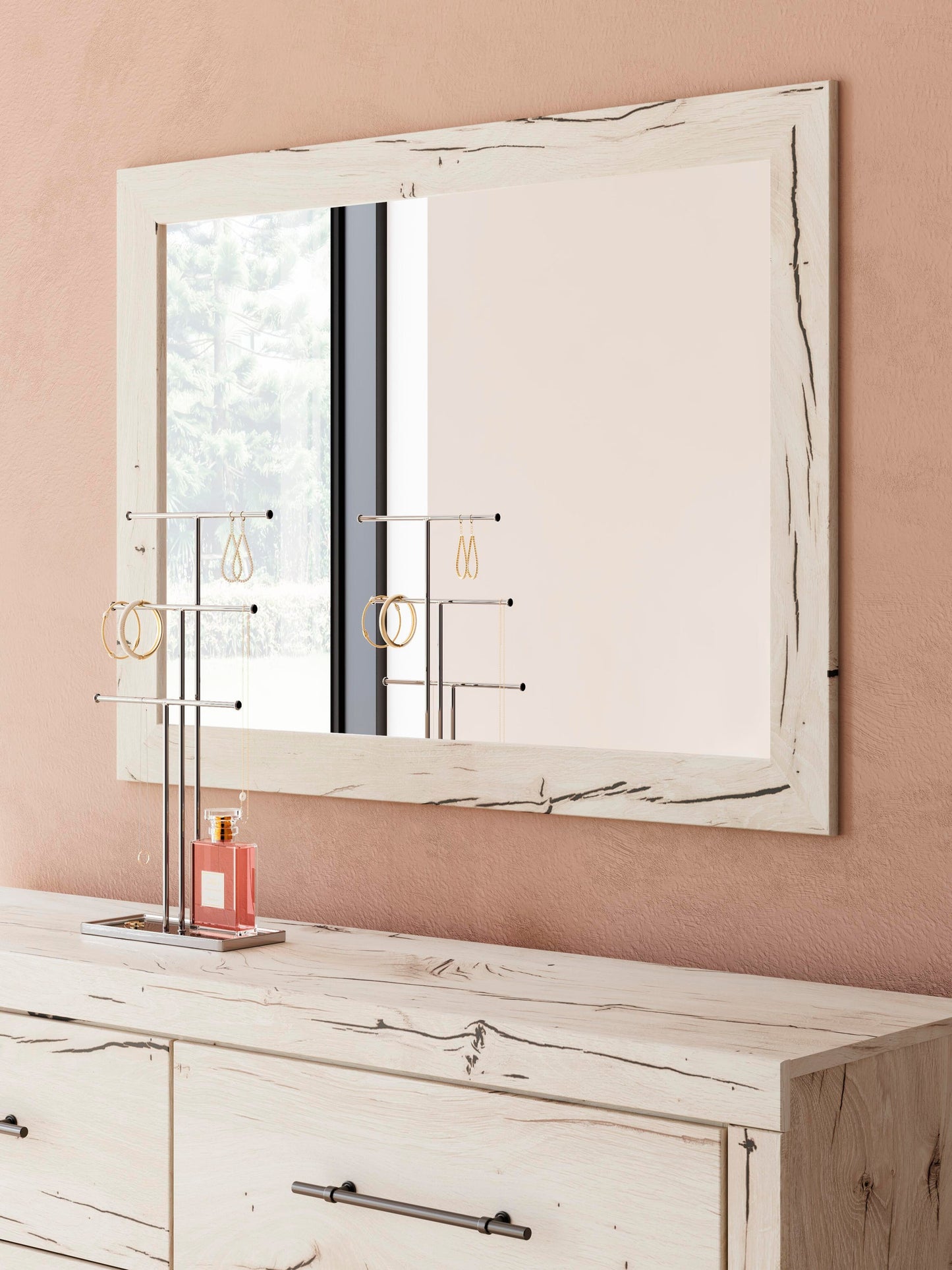 Lawroy King Panel Storage Bed, Dresser and Mirror