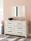 Lawroy Queen Panel Bed, Dresser, Mirror and Nightstand