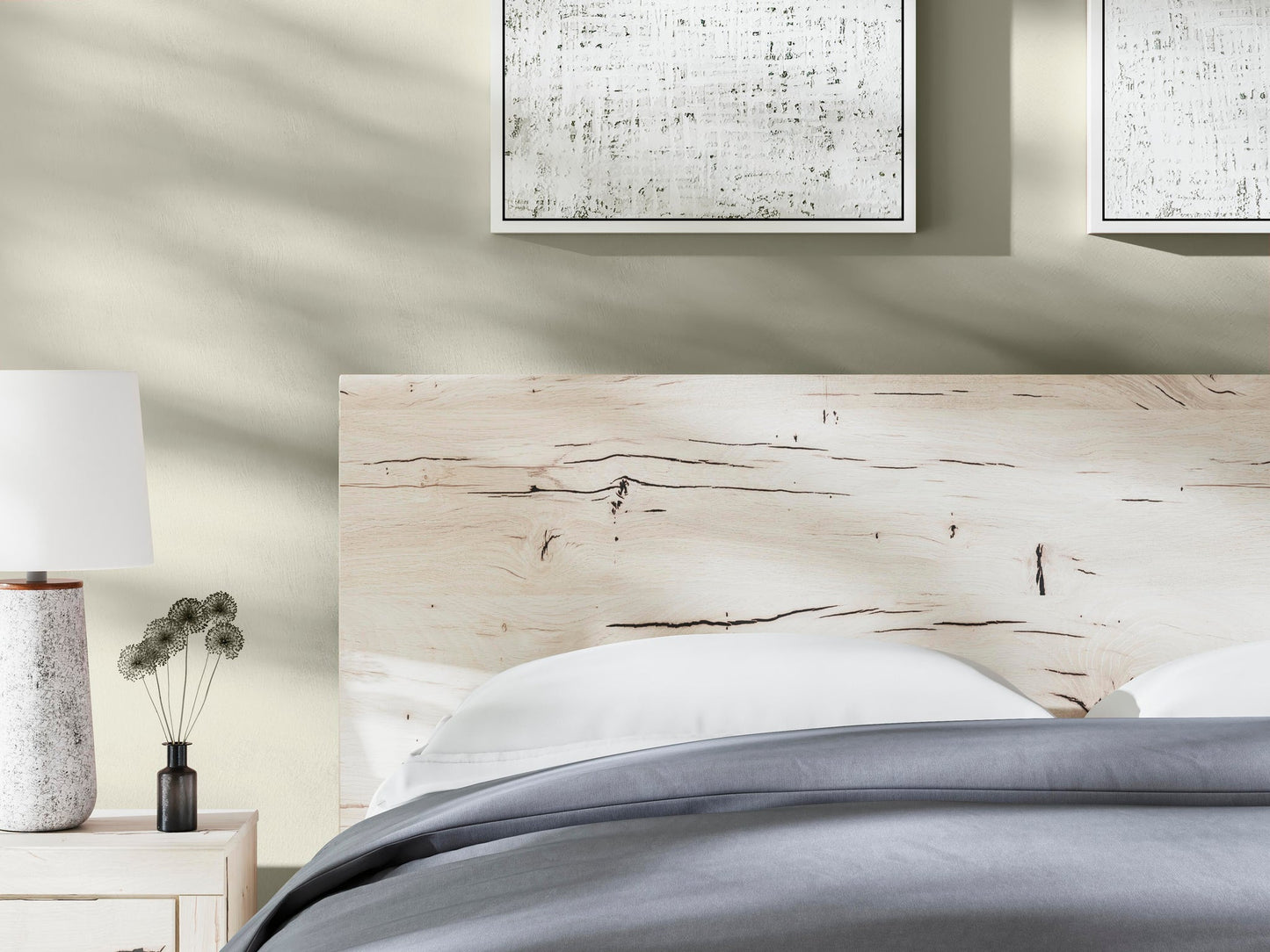 Lawroy King Panel Headboard, Dresser, Mirror and Nightstand