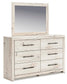 Lawroy King Panel Storage Bed, Dresser, Mirror, Chest and Nightstand