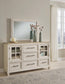 Shaybrock King Panel Bed, Dresser and Mirror