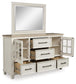 Shaybrock King Panel Bed, Dresser, Mirror and Nightstand