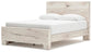 Lawroy Queen Panel Bed with Storage, Dresser and Mirror