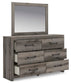 Graystorm Twin Panel Storage Bed, Dresser, Mirror, Chest and Nightstand