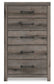Graystorm Twin Panel Storage Bed, Dresser, Mirror, Chest and Nightstand