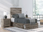 Graystorm Twin Panel Storage Bed, Dresser, Mirror, Chest and Nightstand