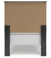 Maribel Twin Panel Bed, Dresser and Mirror