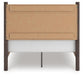 Pamytta Full Panel Platform Bed, Dresser and Mirror
