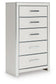 Birmonton Queen Upholstered Panel Bed, Dresser, Mirror, Chest and Nightstand