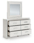 Birmonton Queen Upholstered Panel Bed, Dresser, Mirror and Nightstand