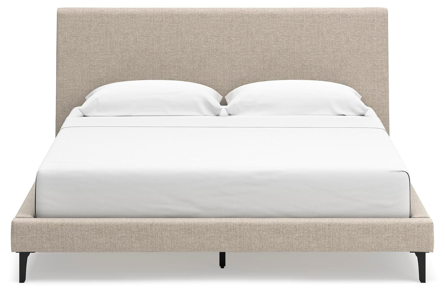 Cielden King Upholstered Bed with Roll Slats, Dresser, Mirror and Nightstand