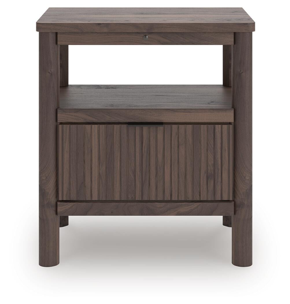 Cadmori Queen Panel Bed, Dresser, Mirror and Nightstand