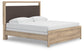 Kinlanni King Upholstered Panel Bed, Dresser, Mirror and Nightstand