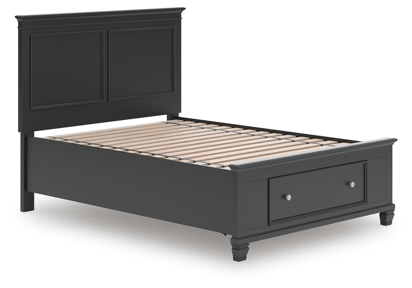 Lanolee Full Panel Storage Bed, Dresser, Mirror and Nightstand