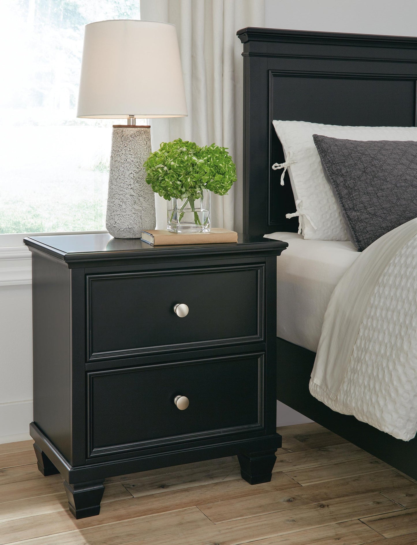 Lanolee Full Panel Storage Bed, Dresser, Mirror and Nightstand