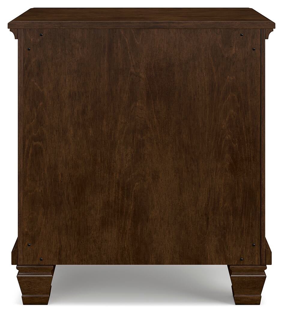 Danabrin Queen Panel Storage Bed, Dresser, Mirror and Nightstand