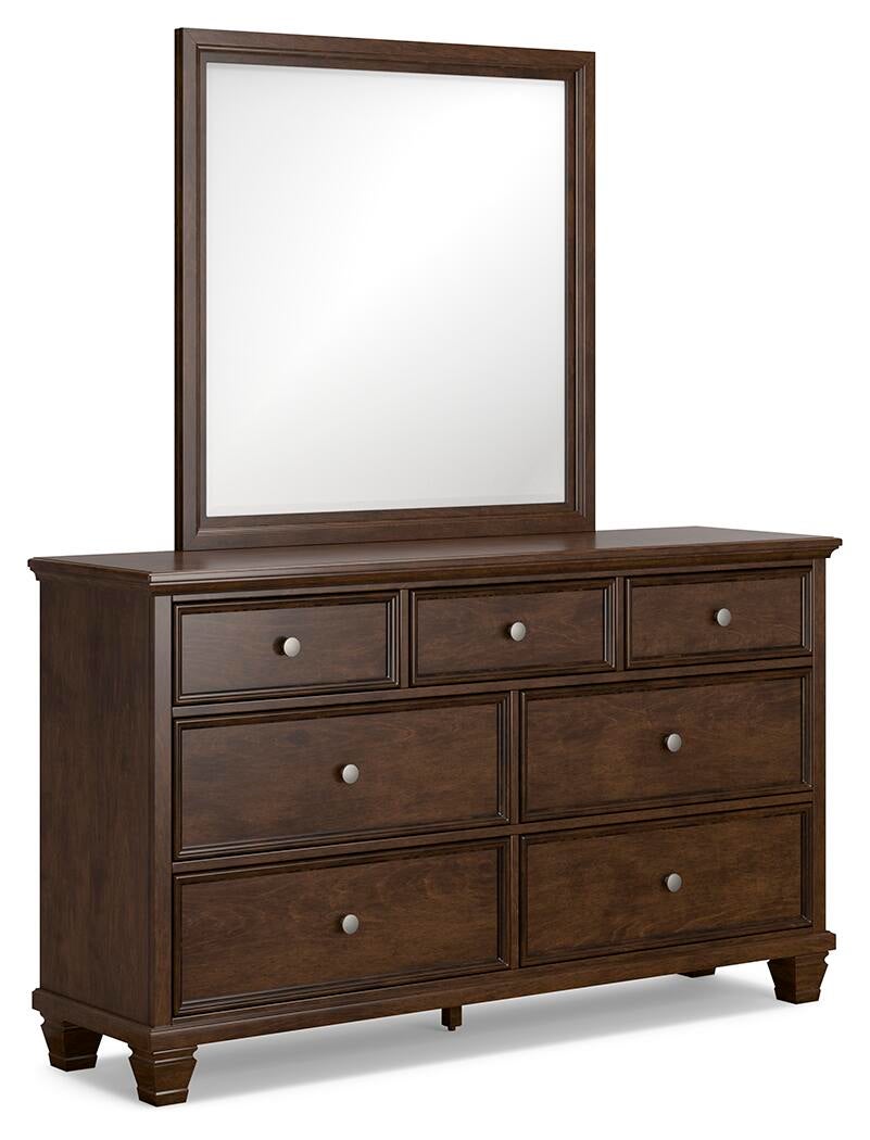 Danabrin Twin Panel Storage Bed, Dresser and Mirror