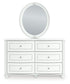 Kozlani Twin Upholstered Panel Storage Bed, Dresser and Mirror