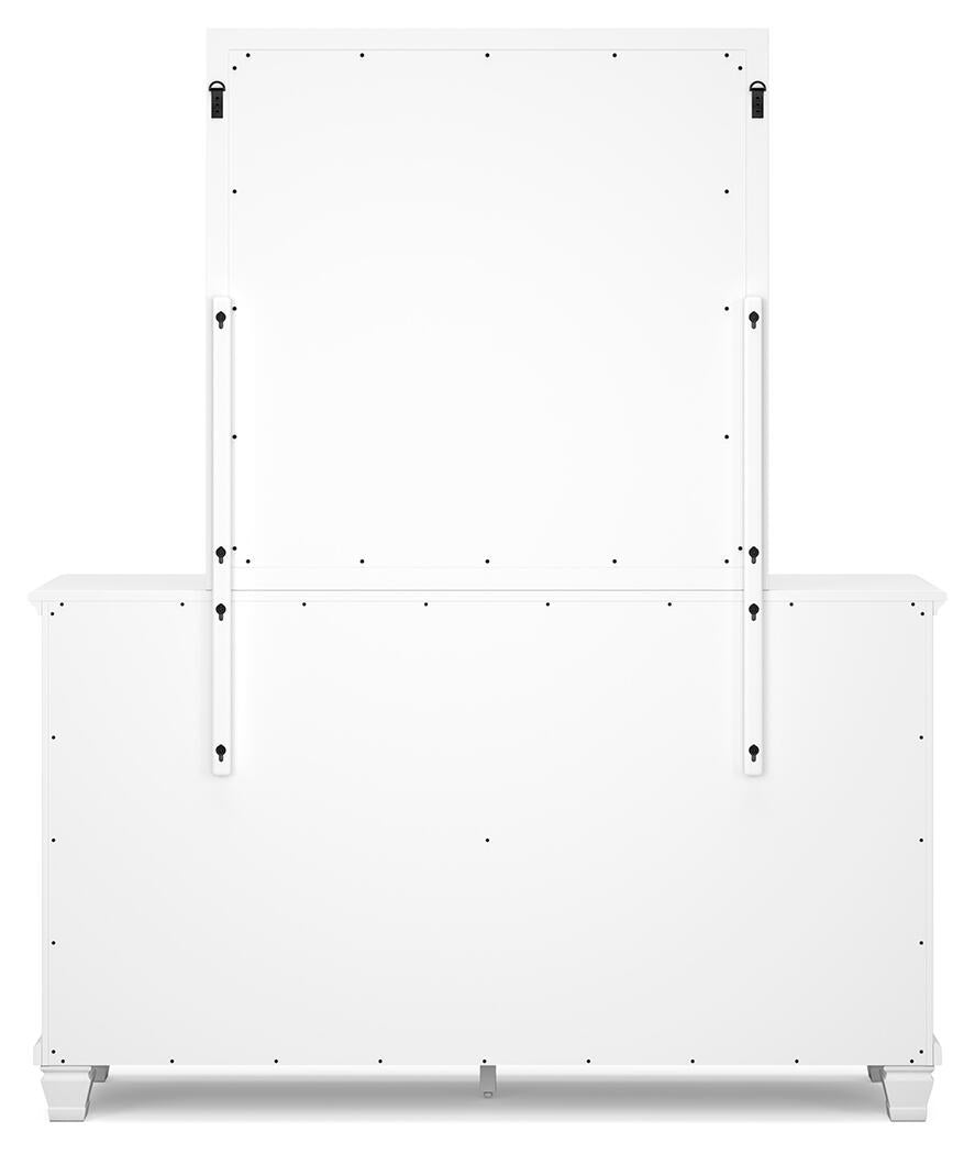Fortman Full Panel Storage Bed, Dresser and Mirror