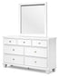 Fortman Full Panel Storage Bed, Dresser and Mirror