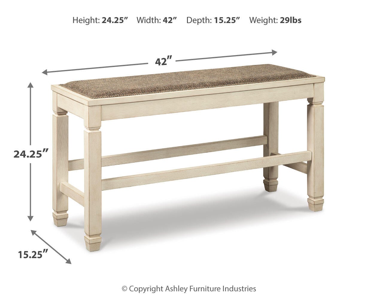 Bolanburg DBL Counter UPH Bench (1/CN)