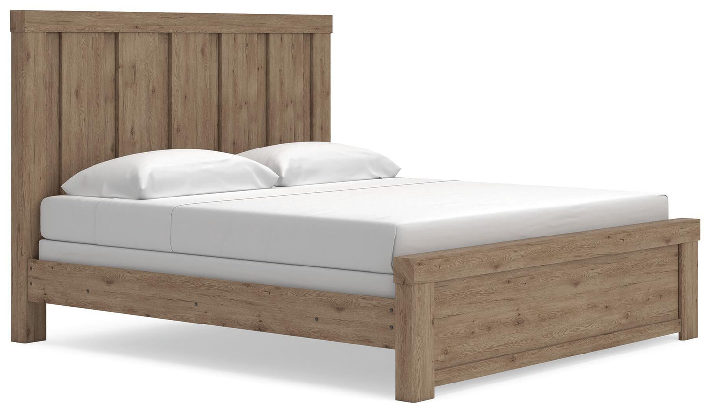 Garistyn King Panel Bed, Dresser and Mirror