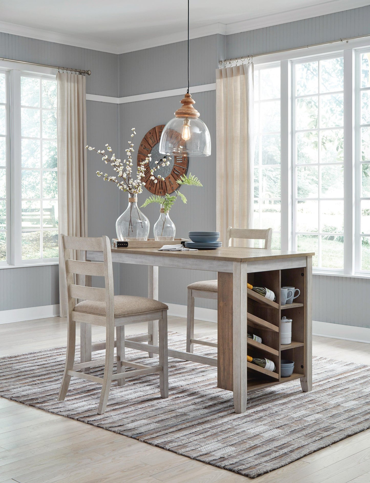 Skempton RECT Counter Table w/Storage