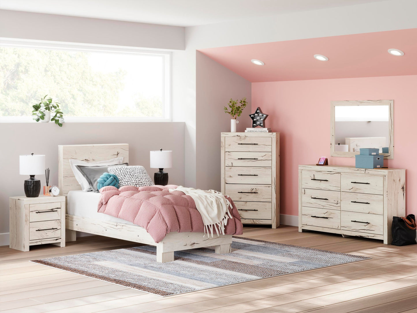 Lawroy Two Drawer Night Stand