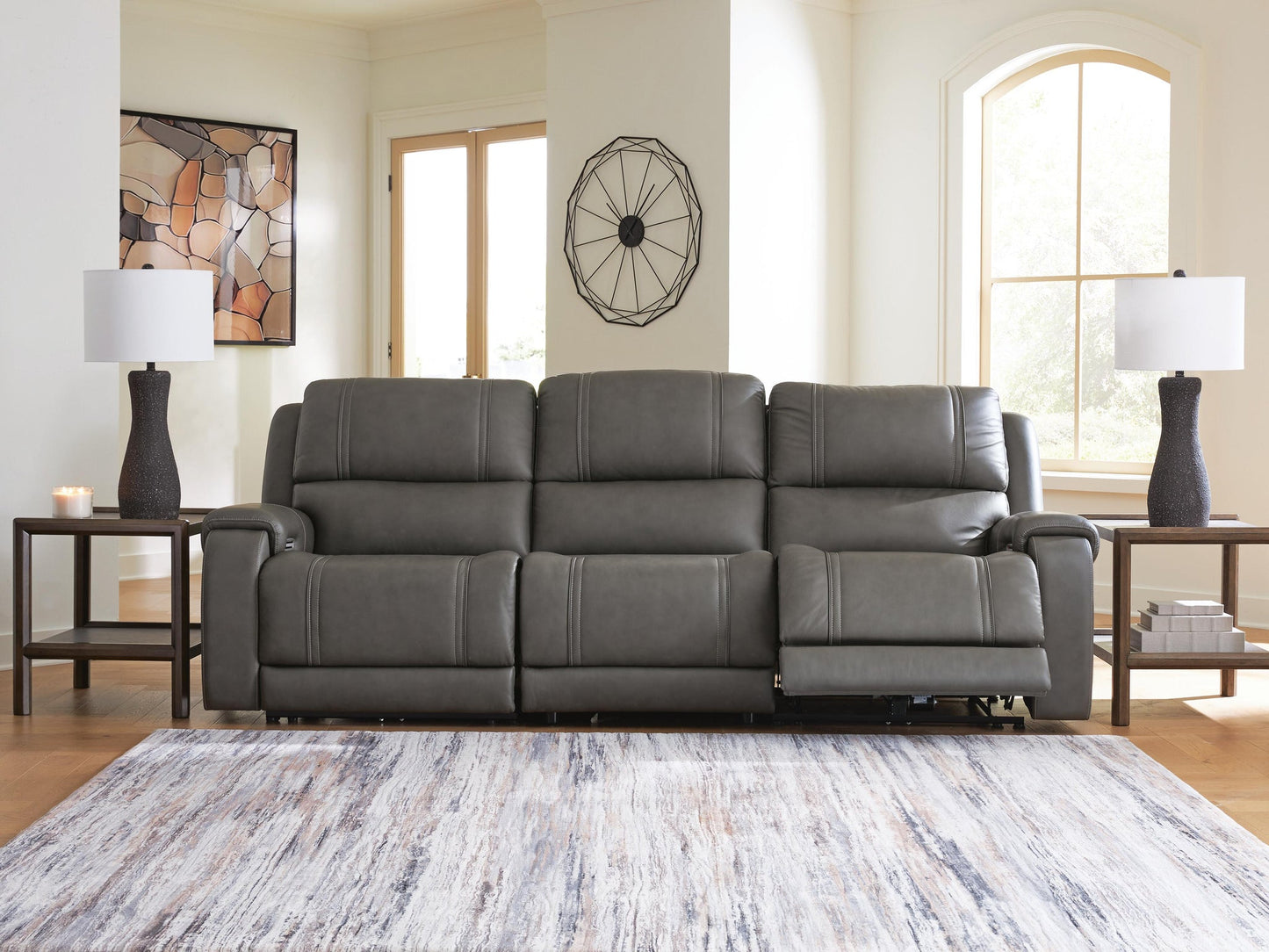 5Z - Pittson 3-Piece Power Sectional Reclining Sofa