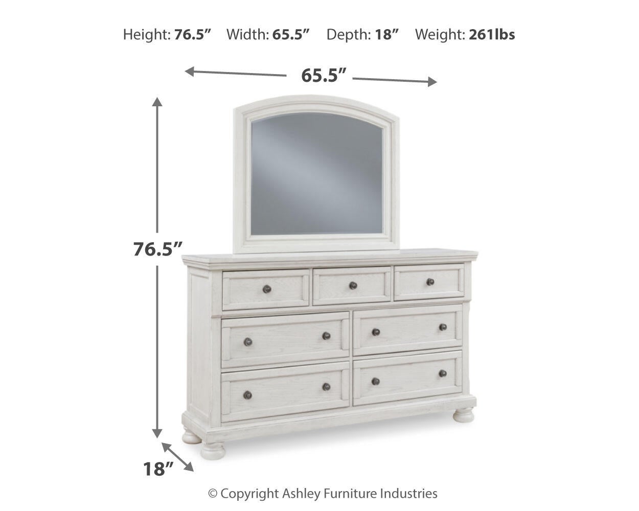 Robbinsdale Dresser and Mirror