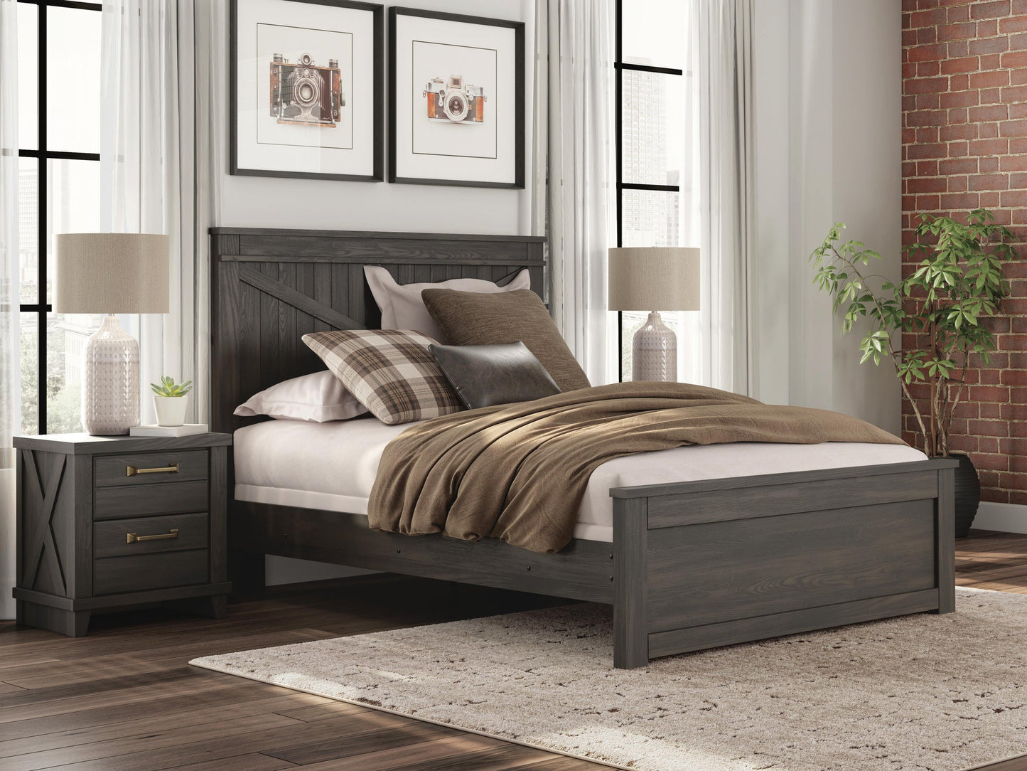 Vonitta Bay Queen Panel Bed
