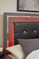 Lodanna Full Upholstered Panel Headboard with Dresser