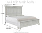 Kanwyn Queen Panel Bed with Storage with Dresser