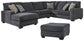 Tracling 3-Piece Sectional with Ottoman