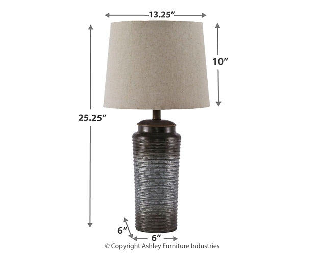 Norbert Metal Table Lamp (2/CN)